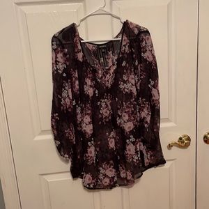 Flowered lightweight top - torrid size 2